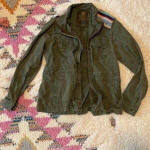 Lucky Brand army green jacket size medium